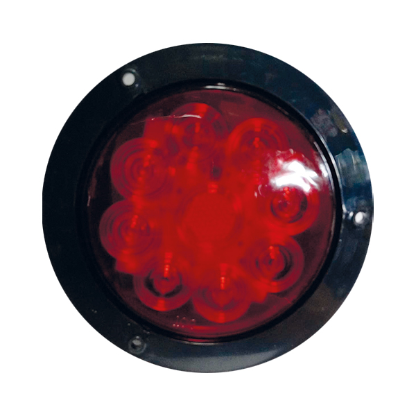 Tracto Partes Cuitláhuac - Plafón 4" 9 leds Rojo