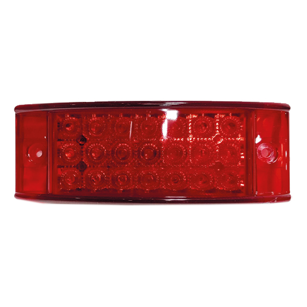 Tracto Partes Cuitláhuac - Plafón lateral 21 leds Rojo